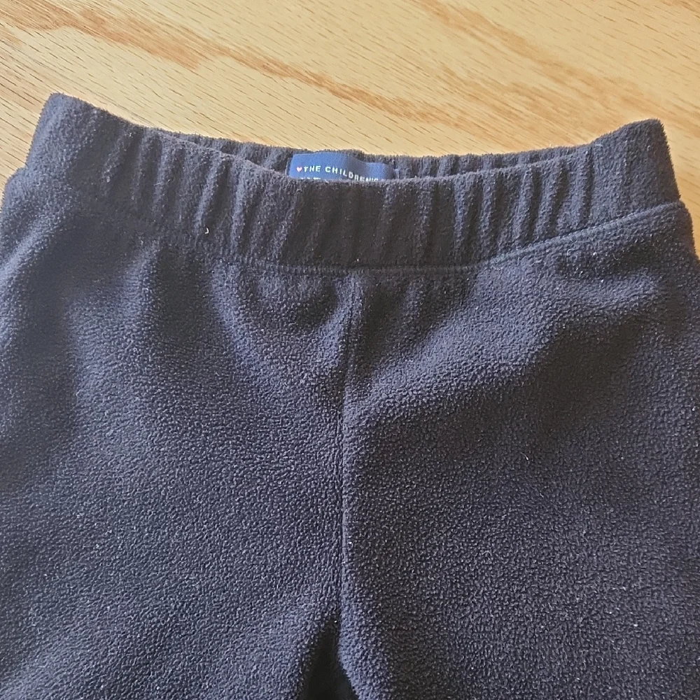 The Children's Place Classic Black Fleece Sweatpants 2T